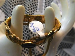 CELEBRITY GOLD MESH BRACELET A